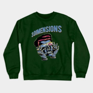 Three Dimensional Crewneck Sweatshirt